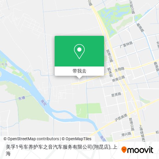 美孚1号车养护车之音汽车服务有限公司(翔昆店)地图