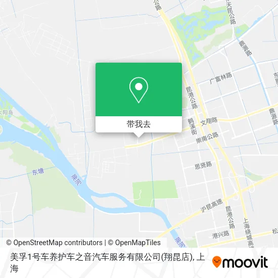美孚1号车养护车之音汽车服务有限公司(翔昆店)地图