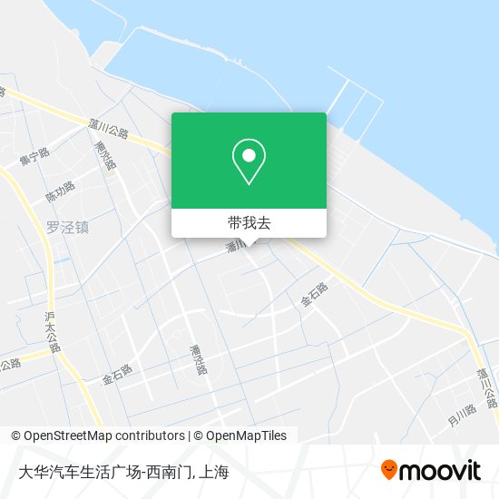 大华汽车生活广场-西南门地图