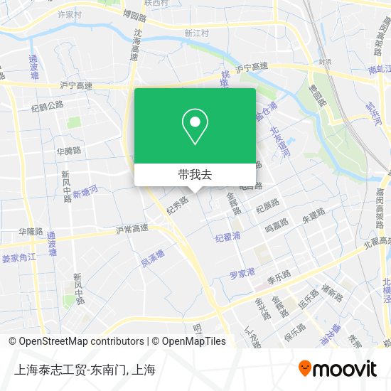上海泰志工贸-东南门地图