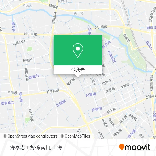 上海泰志工贸-东南门地图