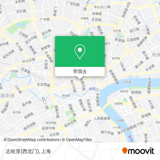 志铨里(西北门)地图