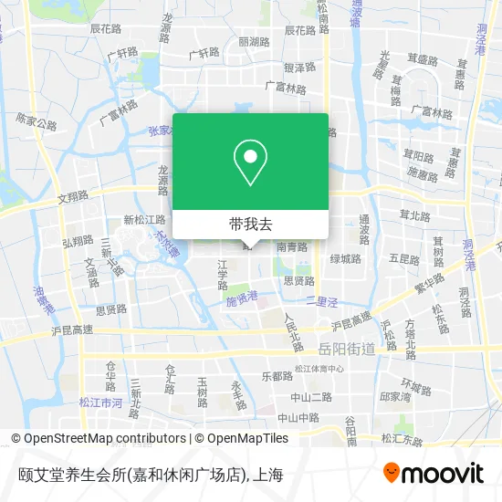 颐艾堂养生会所(嘉和休闲广场店)地图