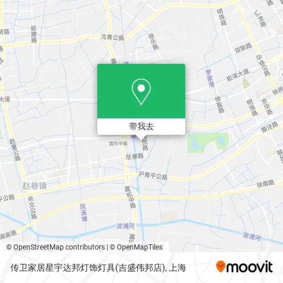传卫家居星宇达邦灯饰灯具(吉盛伟邦店)地图