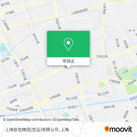 上海欲也物流(货运)有限公司地图