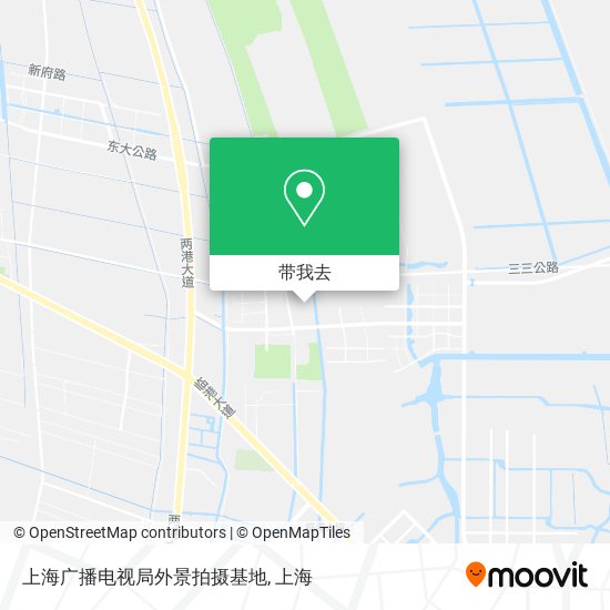 上海广播电视局外景拍摄基地地图