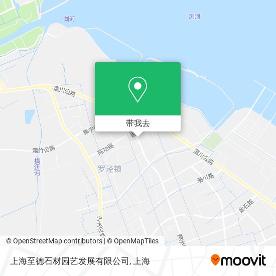 上海至德石材园艺发展有限公司地图