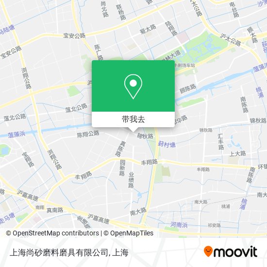 上海尚砂磨料磨具有限公司地图