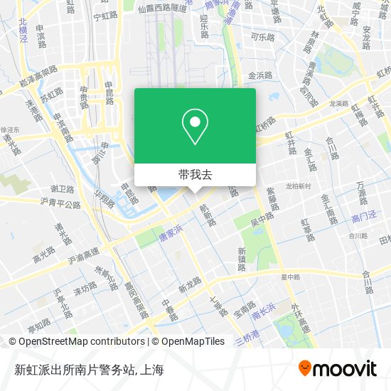 新虹派出所南片警务站地图