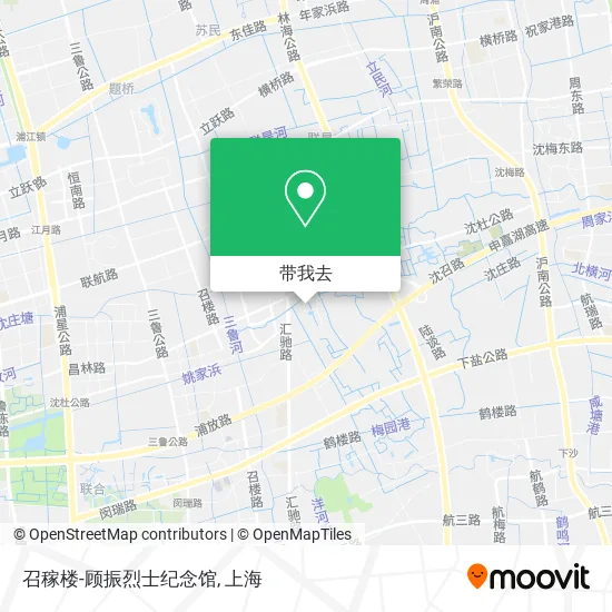 召稼楼-顾振烈士纪念馆地图