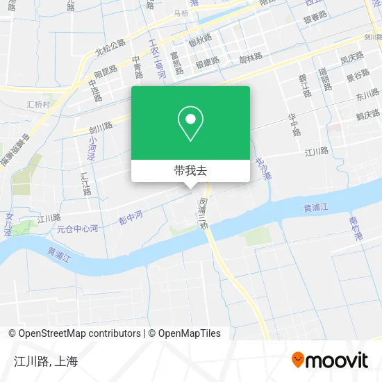 江川路地图