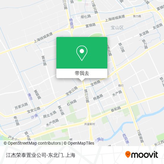 江杰荣泰置业公司-东北门地图