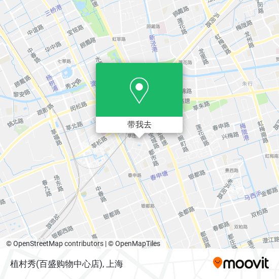 植村秀(百盛购物中心店)地图