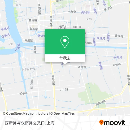 西新路与永南路交叉口地图