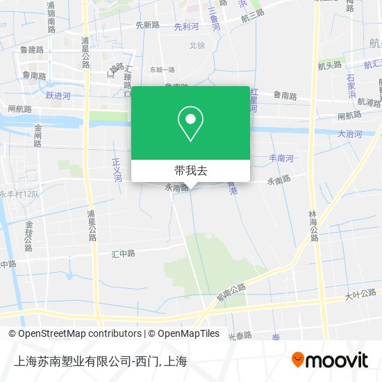 上海苏南塑业有限公司-西门地图
