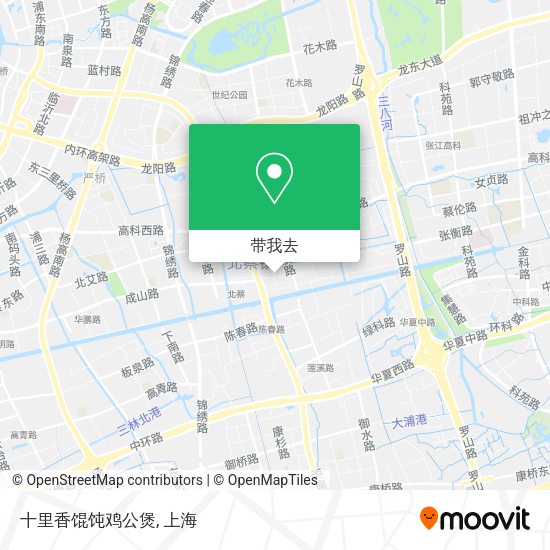 十里香馄饨鸡公煲地图
