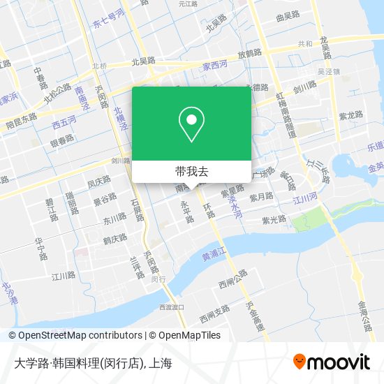 大学路·韩国料理(闵行店)地图