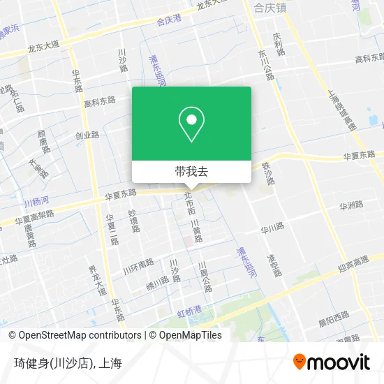 琦健身(川沙店)地图