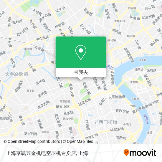 上海享凯五金机电空压机专卖店地图
