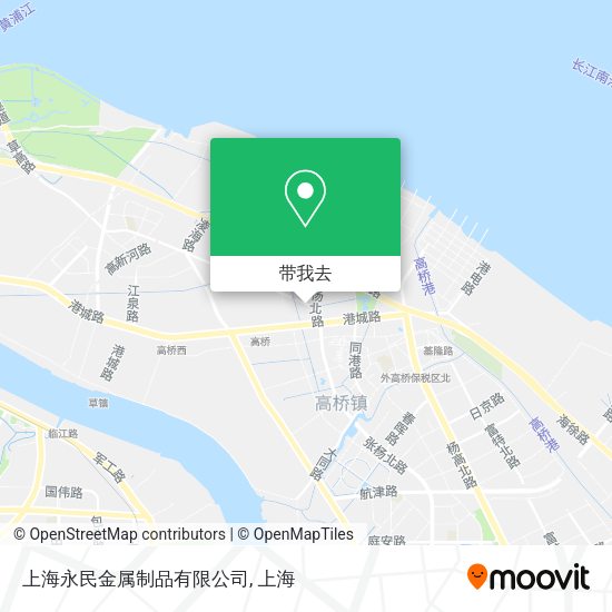 上海永民金属制品有限公司地图