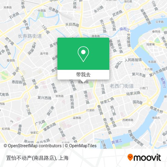 置怡不动产(南昌路店)地图