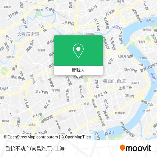 置怡不动产(南昌路店)地图
