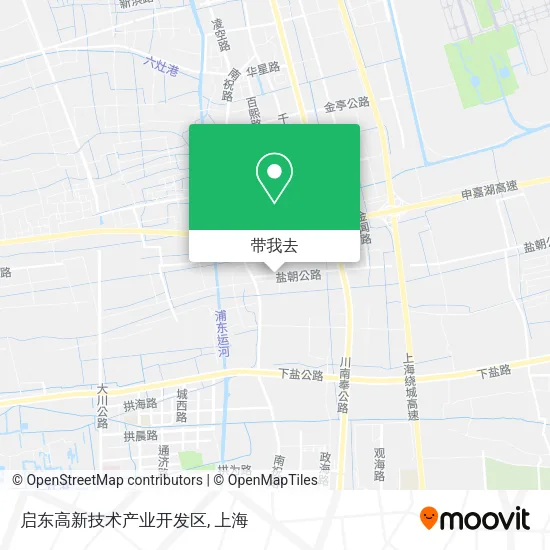 启东高新技术产业开发区地图