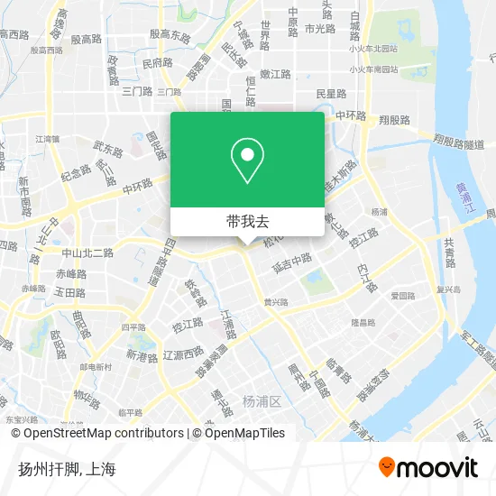 扬州扞脚地图