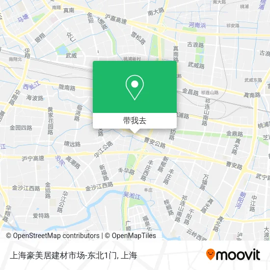 上海豪美居建材市场-东北1门地图