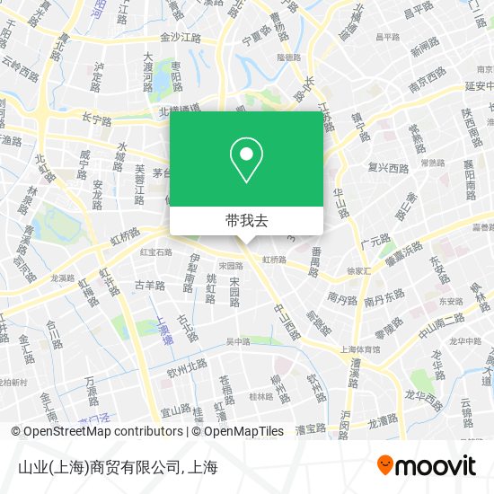 山业(上海)商贸有限公司地图