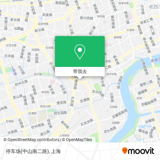 停车场(中山南二路)地图