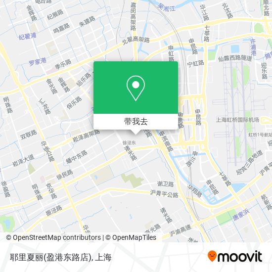 耶里夏丽(盈港东路店)地图