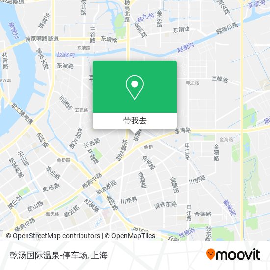 乾汤国际温泉-停车场地图