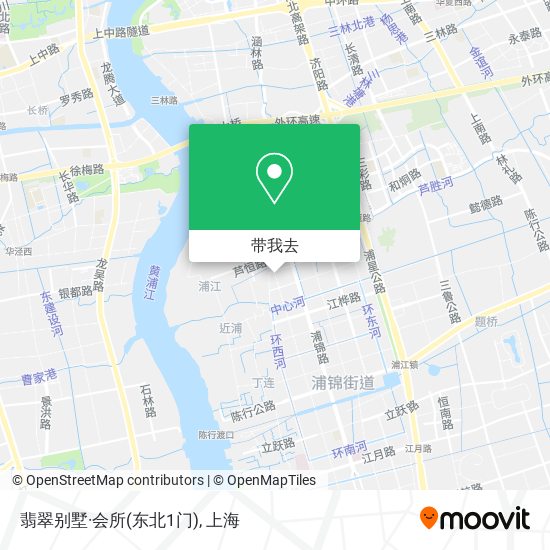 翡翠别墅·会所(东北1门)地图