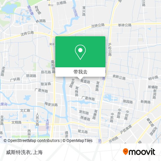 威斯特洗衣地图