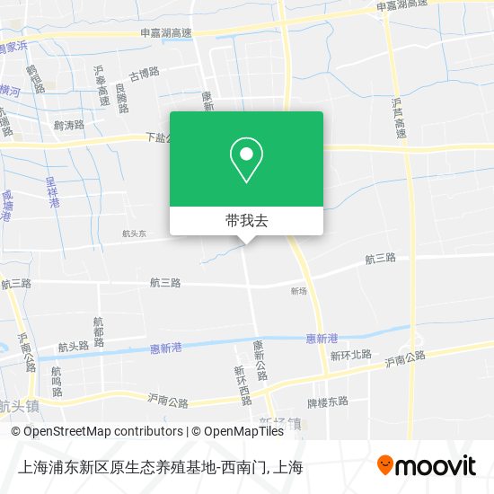 上海浦东新区原生态养殖基地-西南门地图