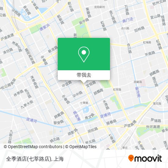 全季酒店(七莘路店)地图