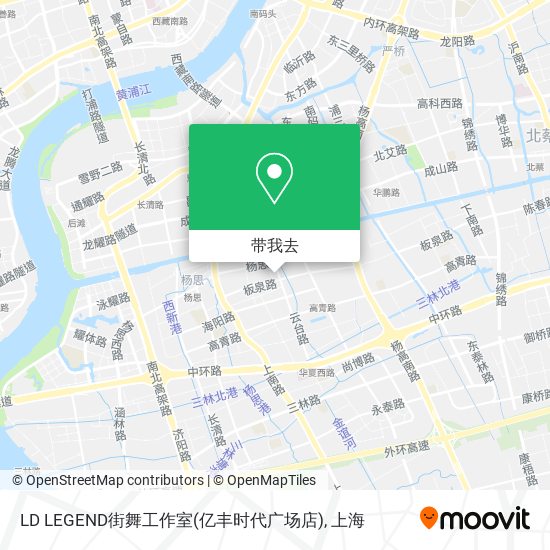 LD LEGEND街舞工作室(亿丰时代广场店)地图