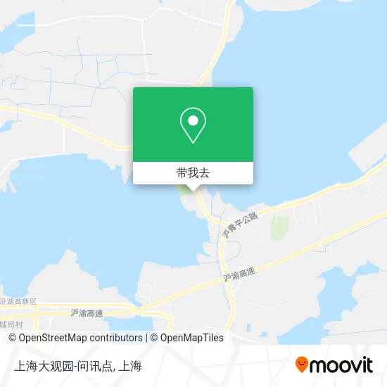 上海大观园-问讯点地图