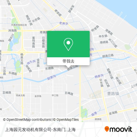 上海园元发动机有限公司-东南门地图