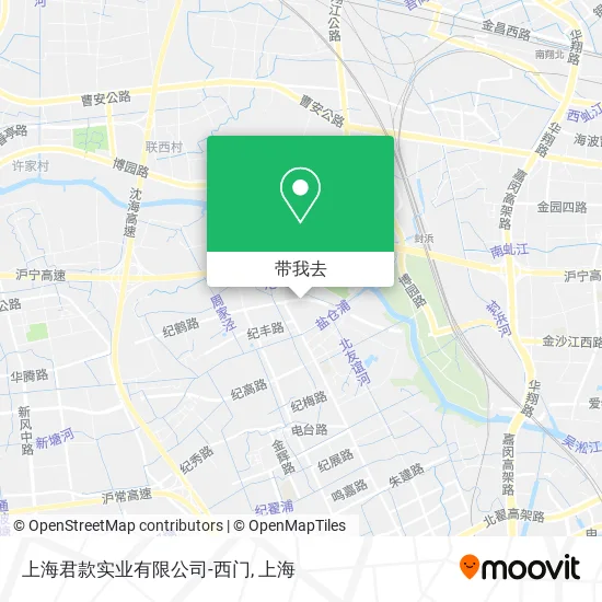 上海君款实业有限公司-西门地图