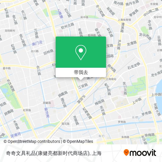 奇奇文具礼品(康健亮都新时代商场店)地图