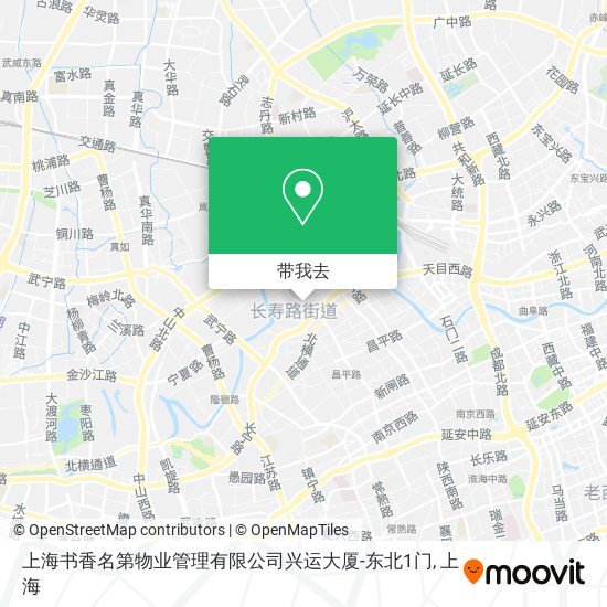 上海书香名第物业管理有限公司兴运大厦-东北1门地图