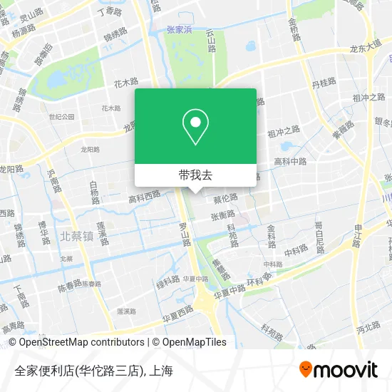 全家便利店(华佗路三店)地图