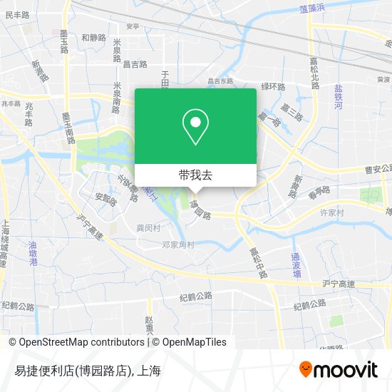 易捷便利店(博园路店)地图