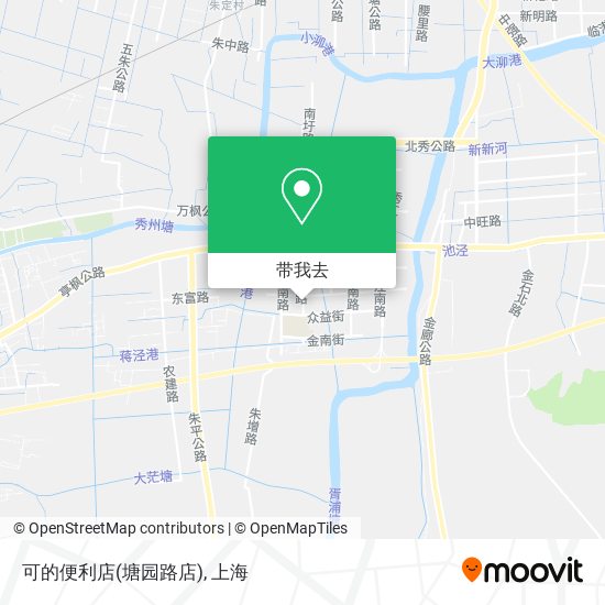 可的便利店(塘园路店)地图