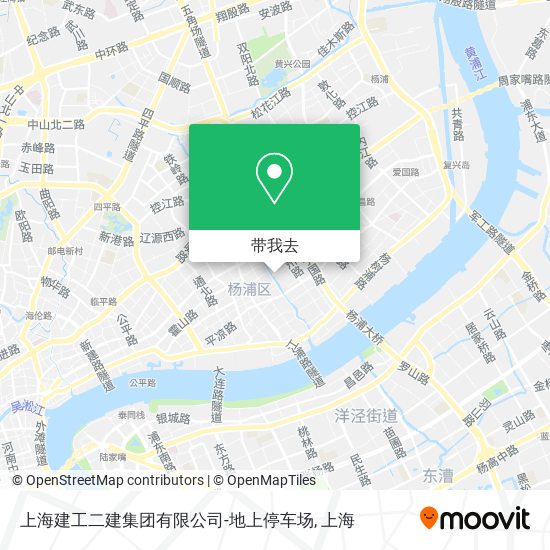 上海建工二建集团有限公司-地上停车场地图