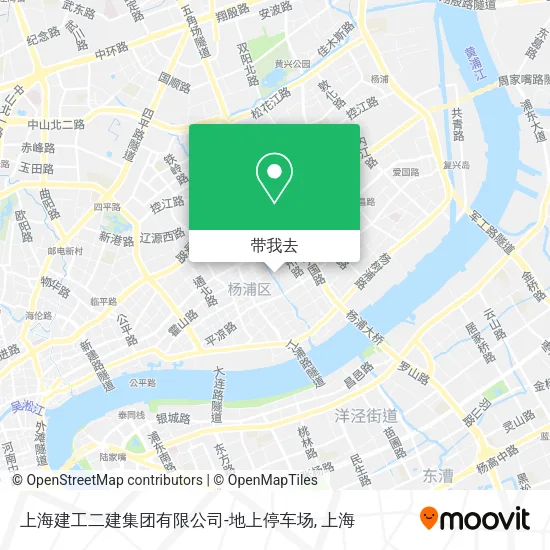 上海建工二建集团有限公司-地上停车场地图