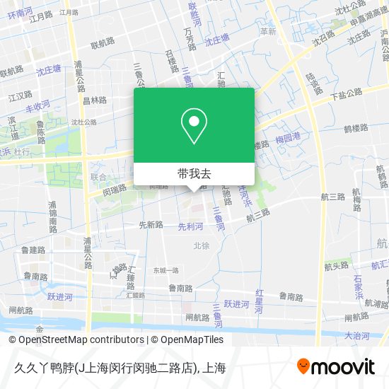 久久丫鸭脖(J上海闵行闵驰二路店)地图