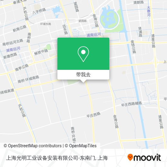 上海光明工业设备安装有限公司-东南门地图